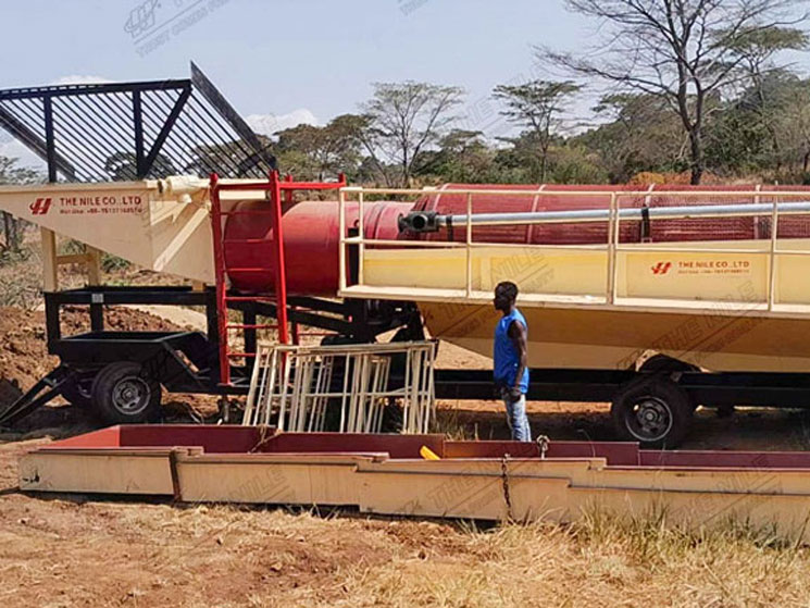 Mobile Trommel Gold Wash Plant