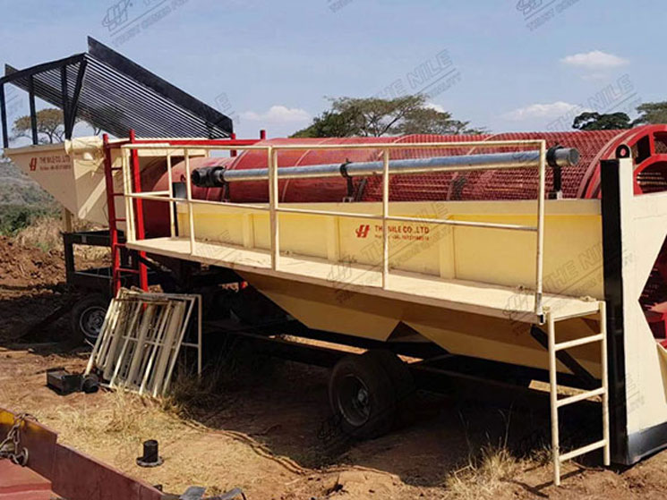 Mobile Trommel Gold Wash Plant