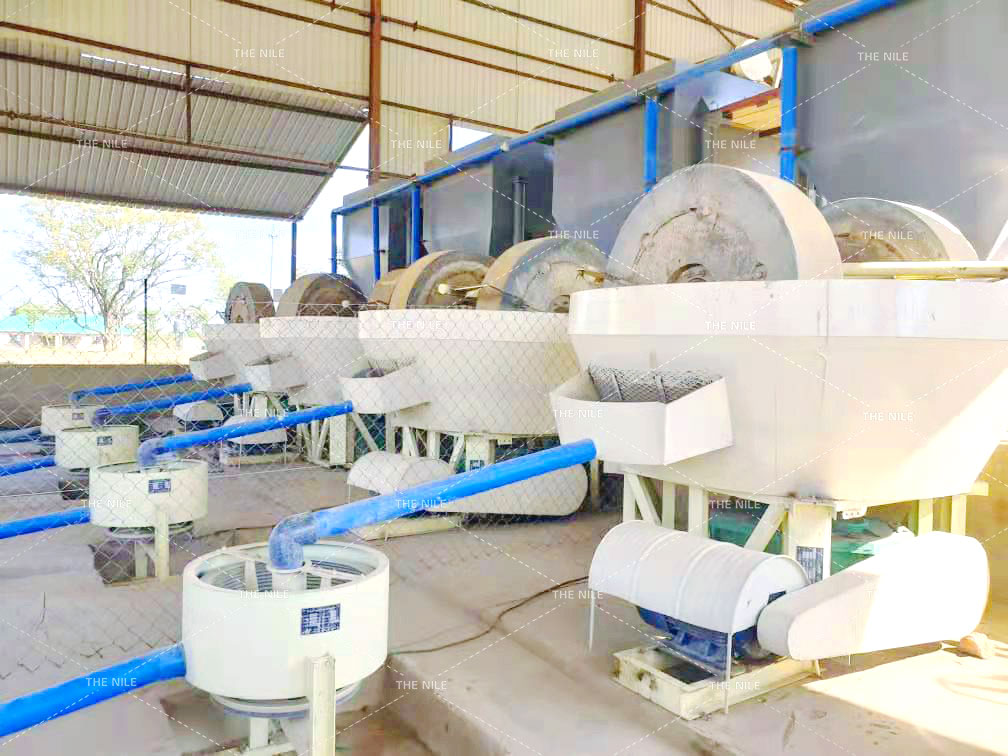 Wet pan mill